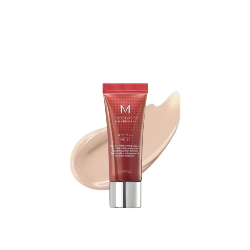 Missha M Perfect Cover BB-Voide EX SPF42 22 Cool Sand 20ml Suomi Toimitus Alennettu