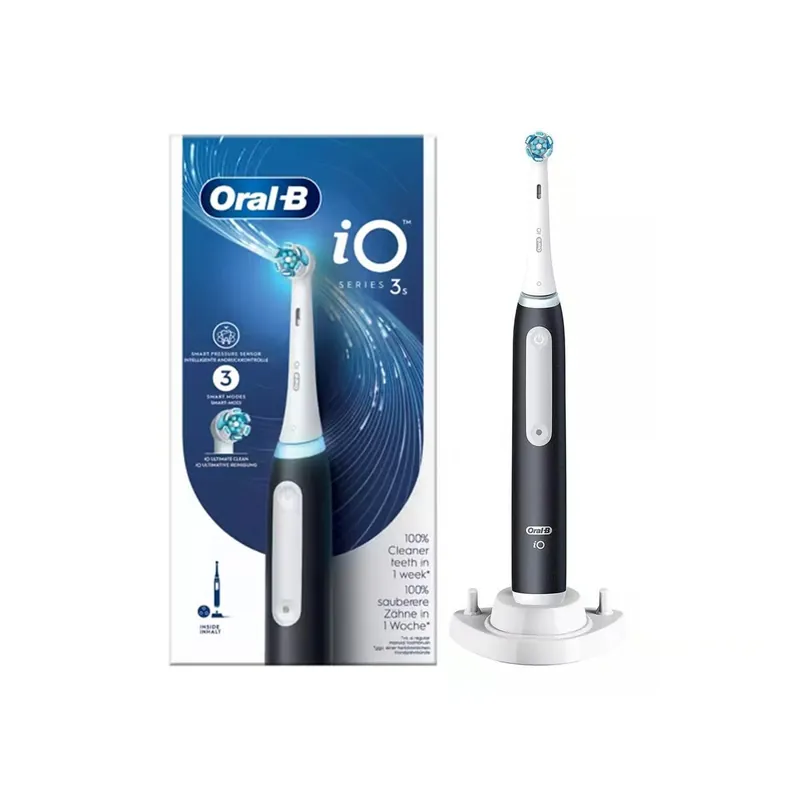 Oral-B iO™ Series 3S Musta Sähköhammasharja Suomi Toimitus Viikonlopputarjous
