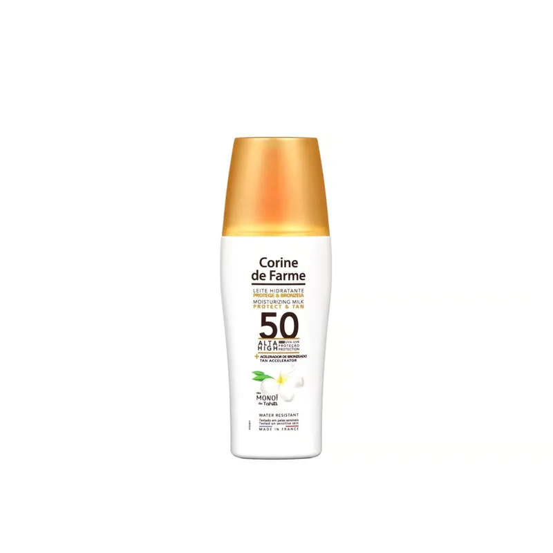 Corine de Farme Protect & Tan Kosteuttava Maito SPF50 150ml Suomi Toimitus Lähetetään Heti