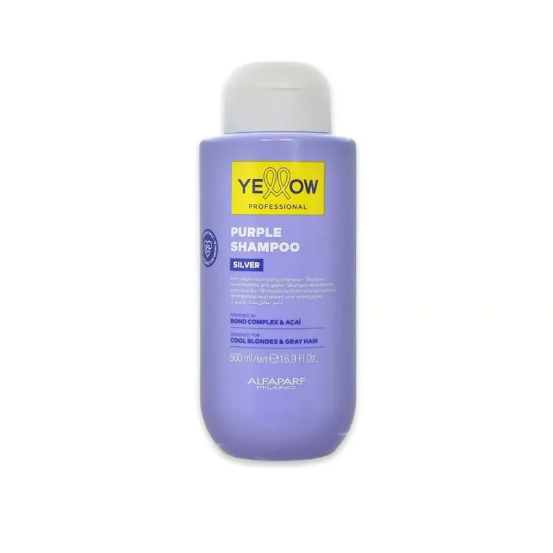 Asiakkaiden Suosikki Yellow Professional Silver Violetti Shampoo 500ml Suomi Toimitus