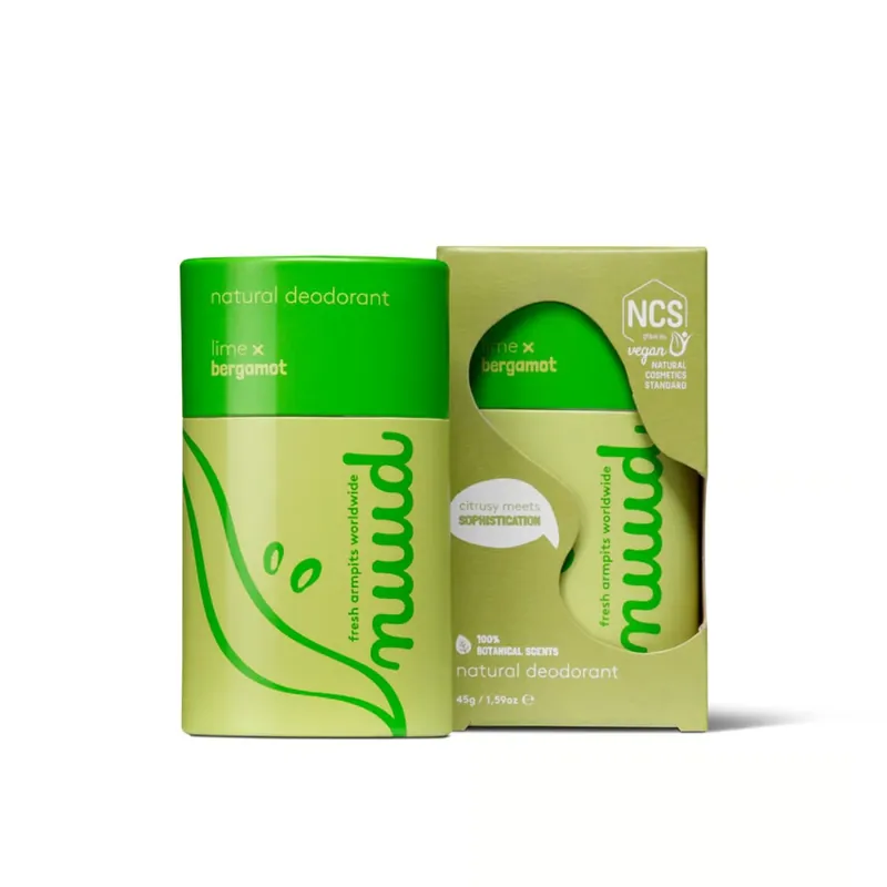 Nopea Toimitus nuud Lime x Bergamot Deodoranttipuikko Luonnollinen 45g Suomi Toimitus