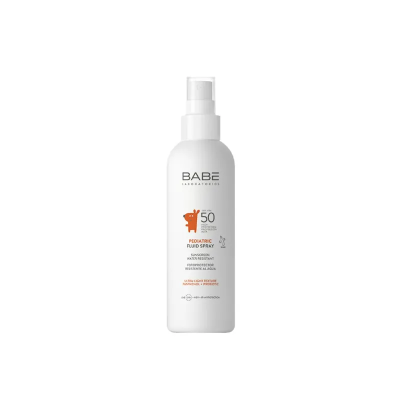Babé Pediatric Fluid-suihkuaurinkosuoja SPF50 200ml Suomi Toimitus Ilmainen Palautus