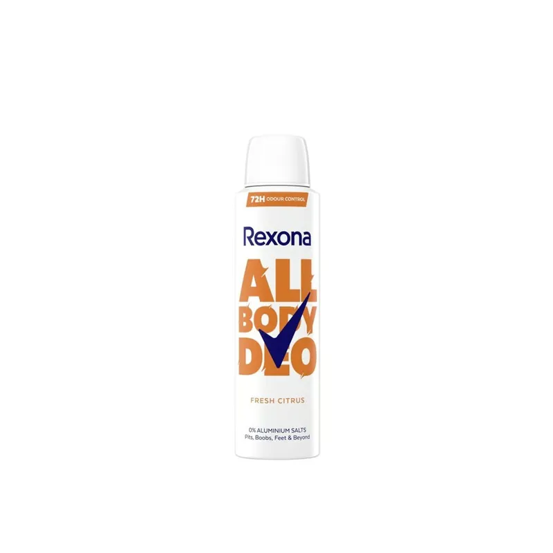 Rexona All Body Deo 72h Deodorantti Suihke Fresh Citrus 150ml Suomi Toimitus Heti Saatavilla