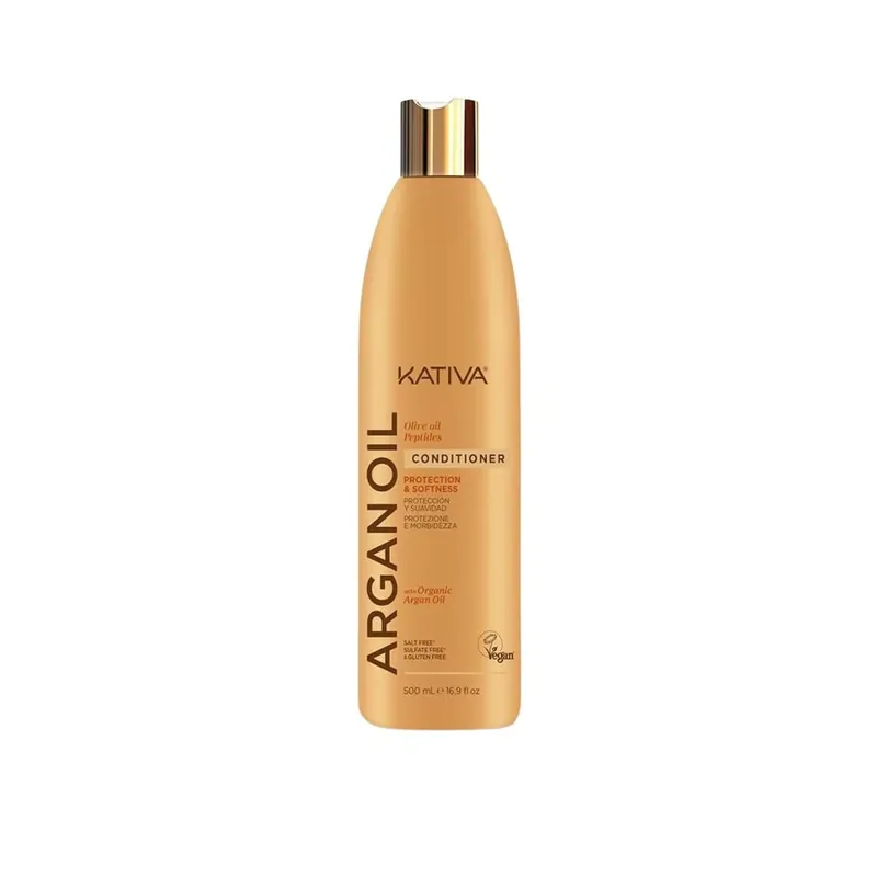 Kativa Argan Oil Olive Oil Peptides Suoja & Pehmeys Hoitoaine 500ml Suomi Toimitus Poisto
