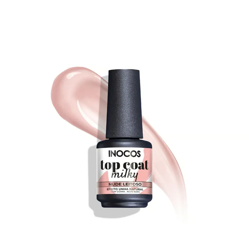 Superhinta INOCOS Top Coat Milky Nude 15ml Suomi Toimitus
