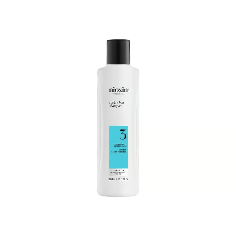 Nioxin System 3 Shampoo Hiuspohjalle + Hiuksille Suomi Toimitus Poisto