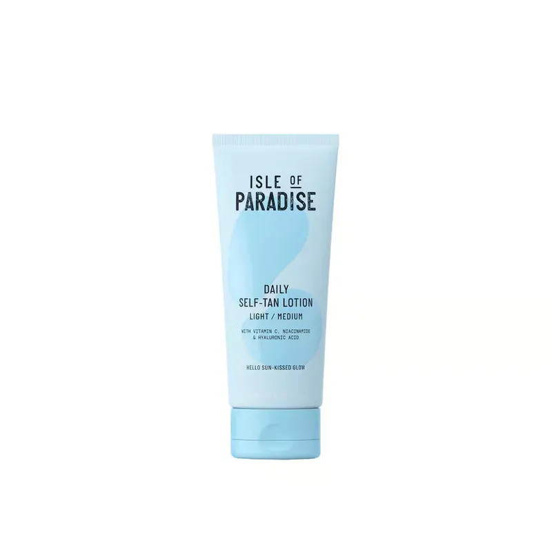 Alkuperäinen Isle of Paradise Daily Self-Tan Lotion Light/Medium 185ml Suomi Toimitus