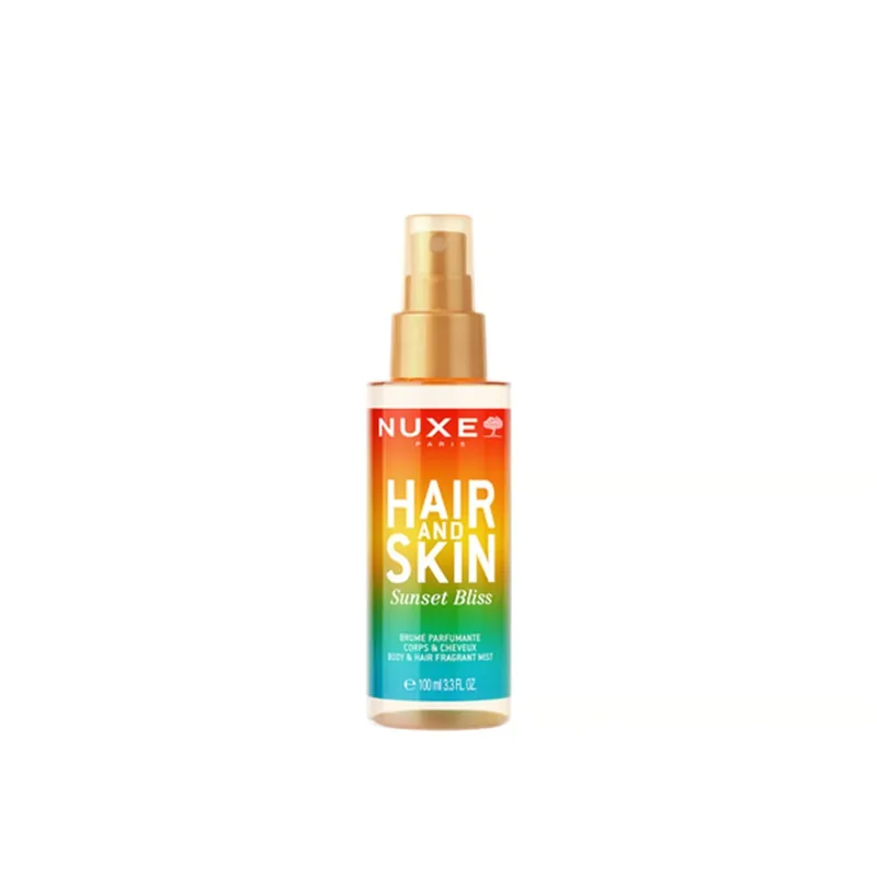 Alennus NUXE Hair and Skin Sunset Bliss Vartalo- ja Hiussuihke 100ml Suomi Toimitus