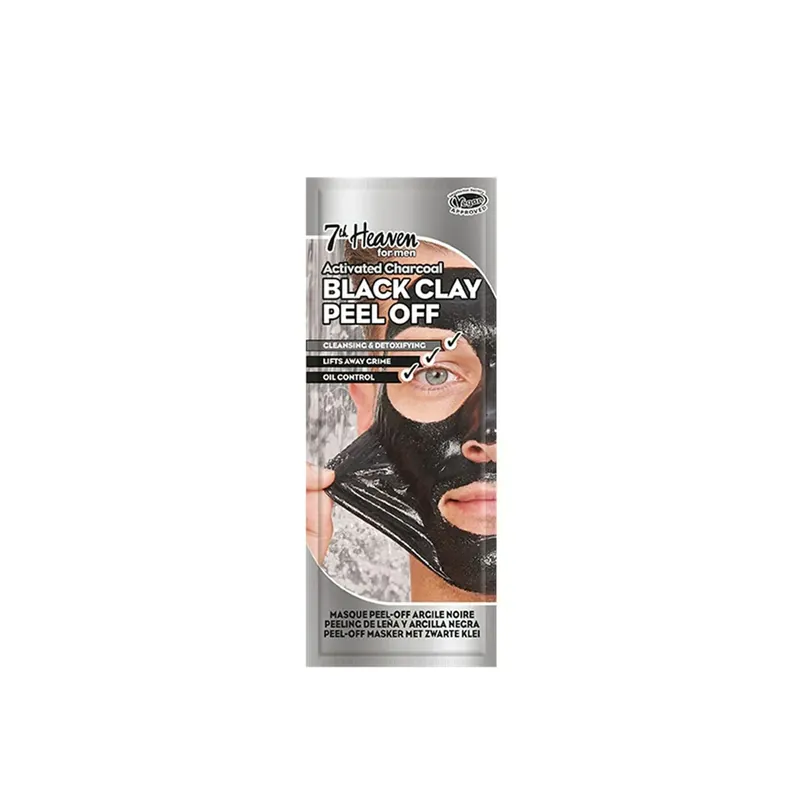 Heti Saatavilla 7th Heaven For Men Aktivihiili Musta Savi Kuoriutuva Naamio 10ml Suomi Toimitus