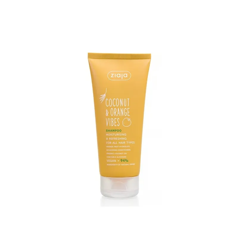 Uusi Kokoelma Ziaja Coconut & Orange Vibes Shampoo 200ml Suomi Toimitus