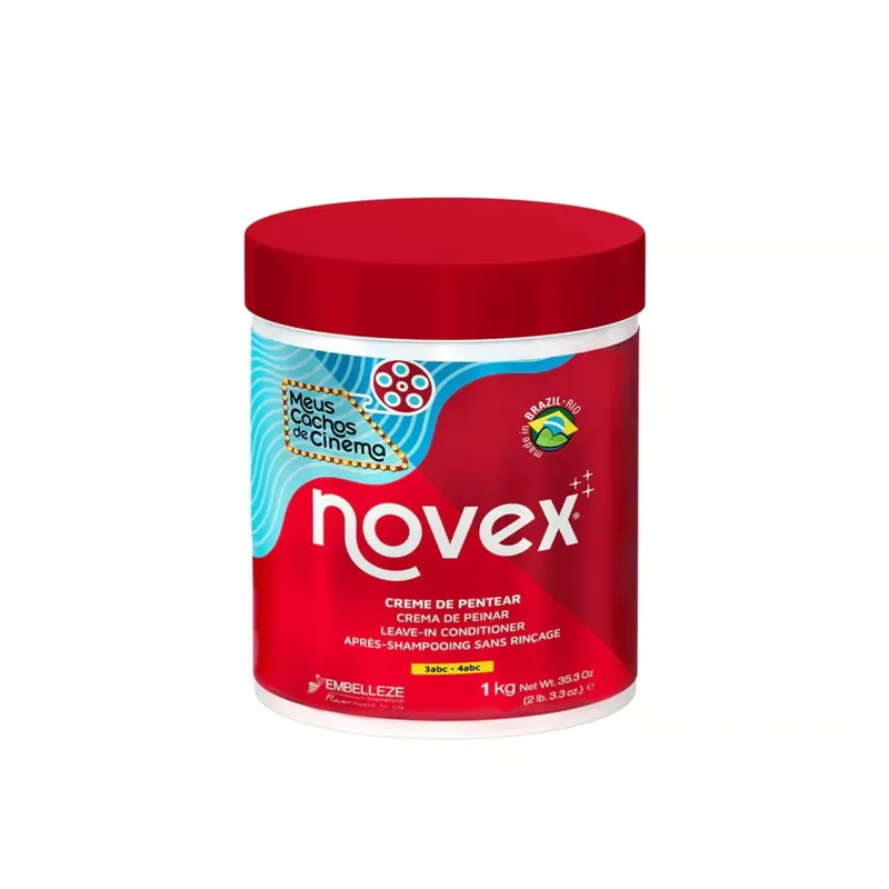 Novex Meus Cachos de Cinema Condicionador Leave-In 1kg Suomi Toimitus Korkea Laatu