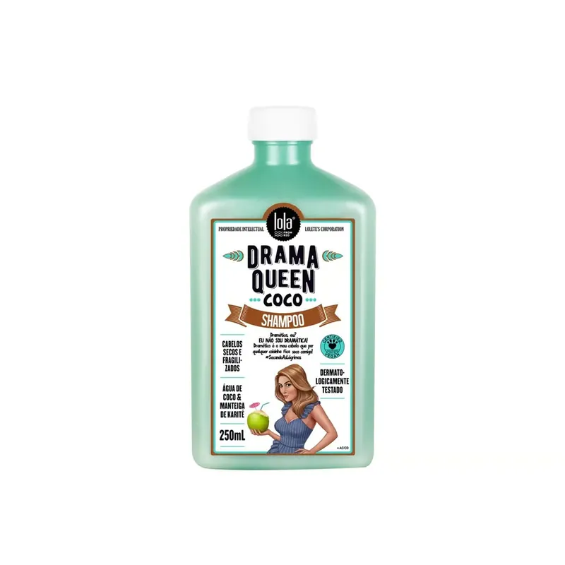 Lola Cosmetics Drama Queen Coconut Shampoo 250ml Suomi Toimitus Heti Saatavilla
