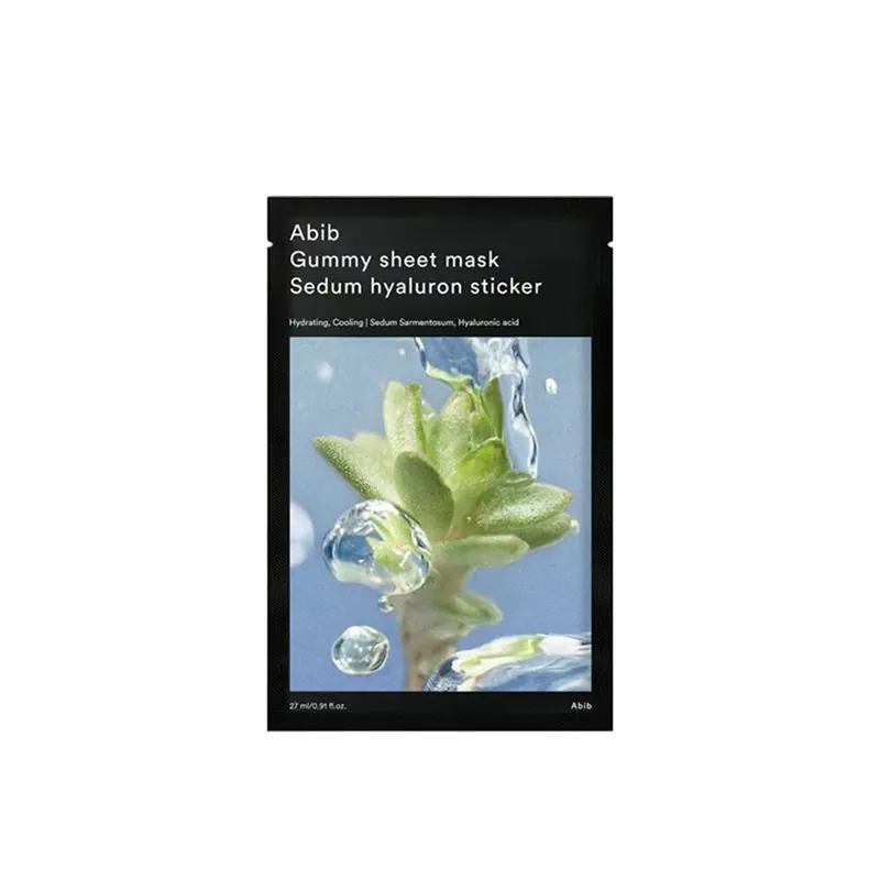 Abib Gummy -kangasnaamio Sedum Hyaluron Sticker 27ml Suomi Toimitus Edullinen Hinta