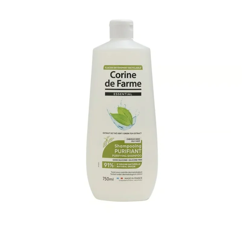 Corine de Farme Essential Puhdistava Vihreän Teen Uute Shampoo 750ml Suomi Toimitus Superhinta