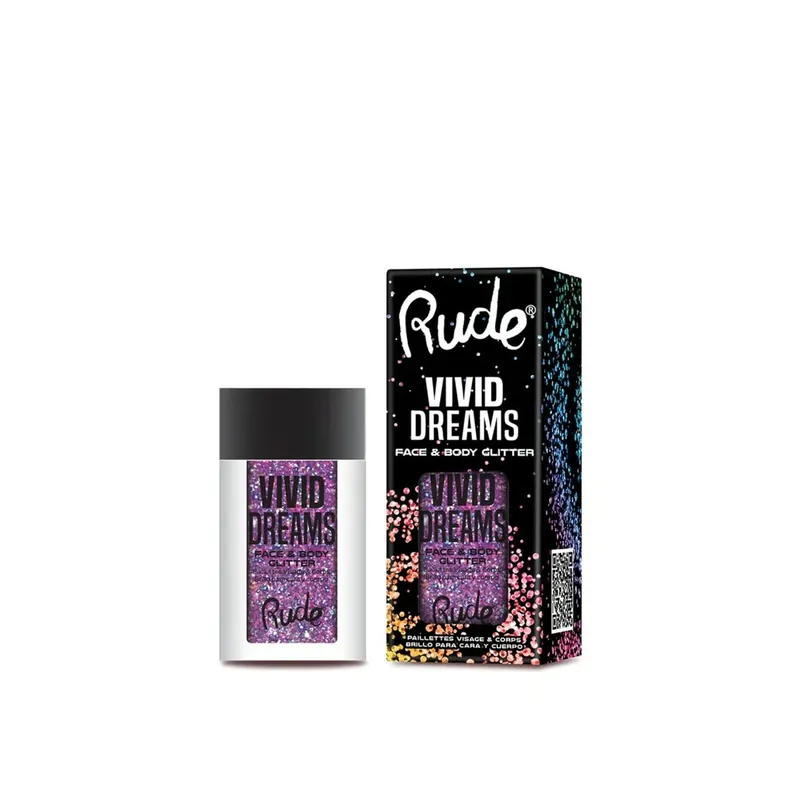 Kampanjahinta Rude Cosmetics Vivid Dreams Kasvo- ja Vartaloglitter Galaxy Cluster 2.7g Suomi Toimitus
