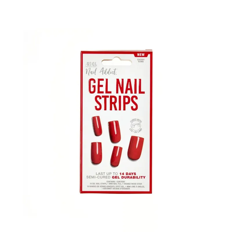 Älä Missaa Ardell Nail Addict Geeliset Kynsitarrat Cherry Bomb x16 Suomi Toimitus
