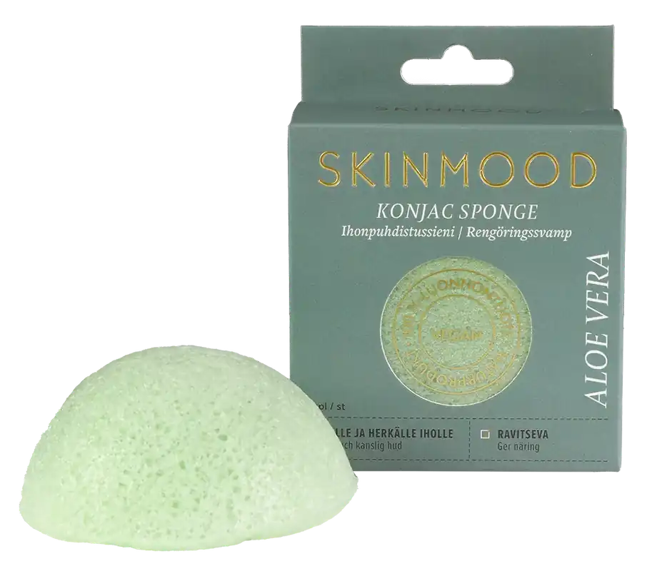 SkinMood Magical Konjac Sponge Aloe Kuuma Tarjous