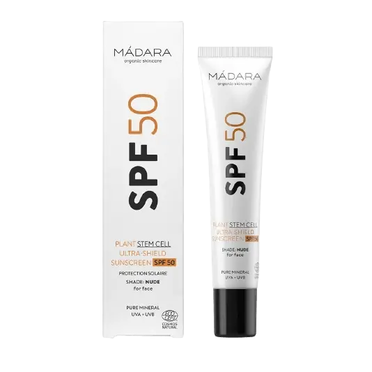Madara Plant Stem Cell Ultra-Shield SPF50 Aurinkovoide kasvoille Kausialennus