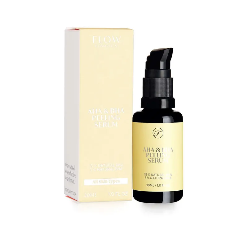 Lähetetään Heti FLOW Cosmetics AHA & BHA Peeling Yöseerumi