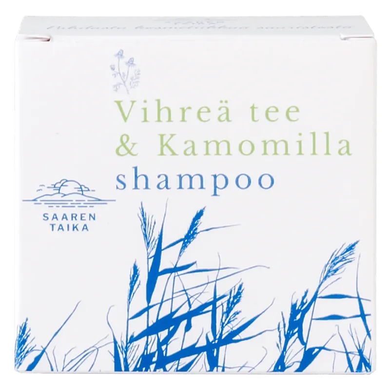 Saaren Taika Palashampoo Vihreä Tee & Kamomilla Asiakkaiden Suosikki