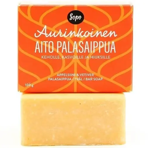 Sopo Aurinkoinen Aito Palasaippua Ilmainen Palautus
