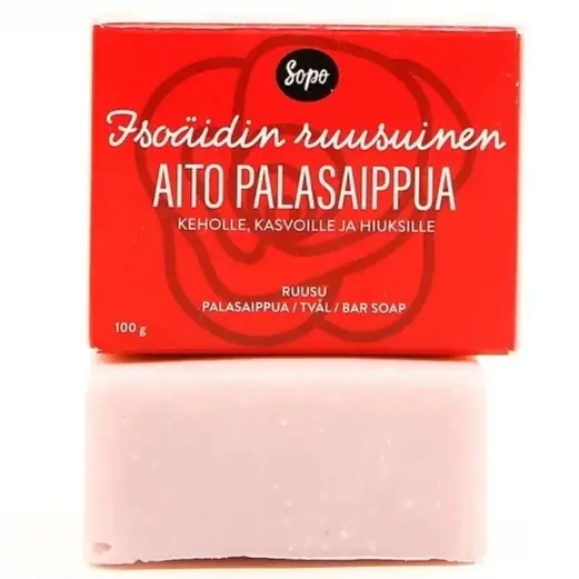 Halpa Sopo Isoäidin Ruusuinen Aito Palasaippua
