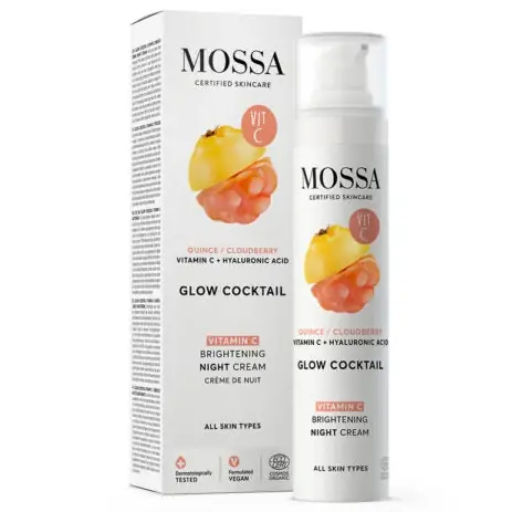Mossa Glow Cocktail Kirkastava Yövoide Sertifioitu