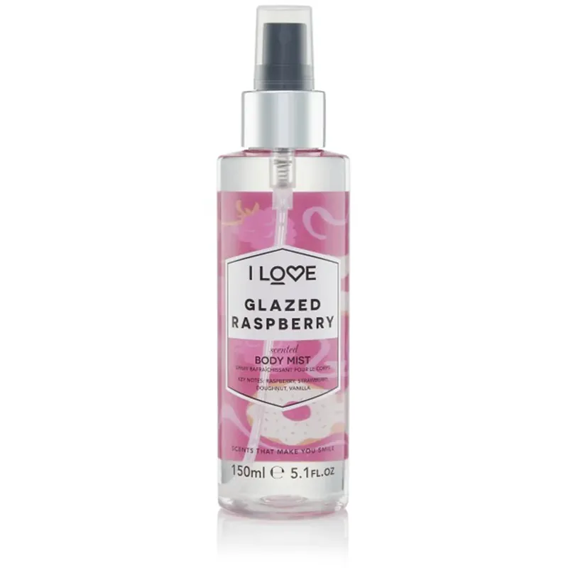 Kampanjahinta I LoveGlazed RaspberryScented Body Mist 150 ml