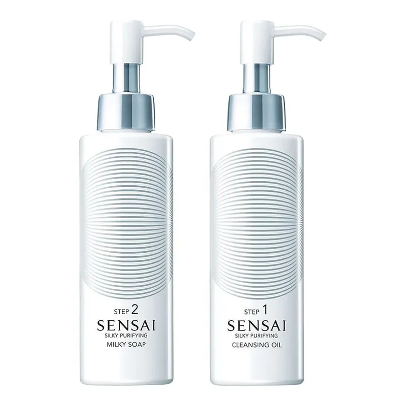 SensaiSilky Purifying Cleansing KitCleansing Oil 150 ml & Milky Soap 150 ml 300 ml Ajankohtainen