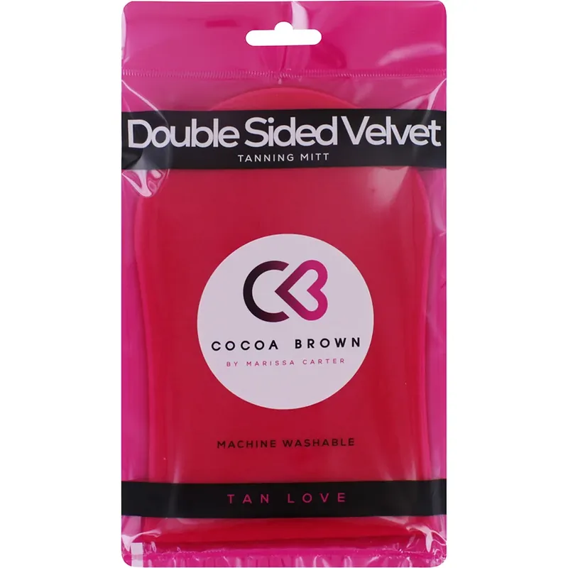 Cocoa BrownDeluxe Double-Sided Tanning MittPink Velvet 1 pcs Lähetetään Heti