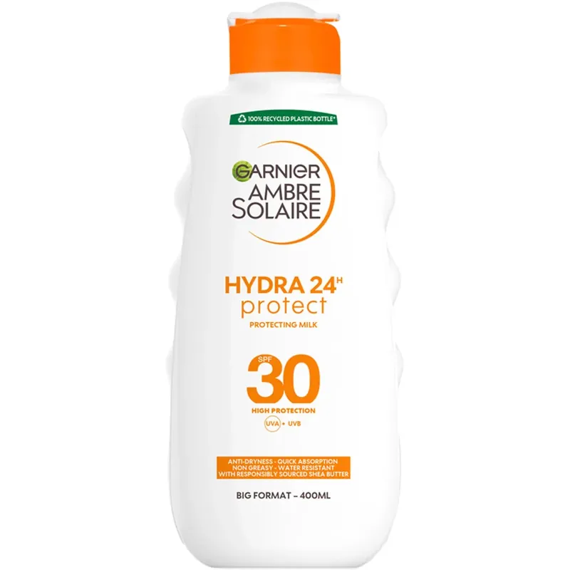 GarnierAmbre Solaire Hydra 24H ProtectProtecting Milk SPF 30 400 ml Kampanjahinta