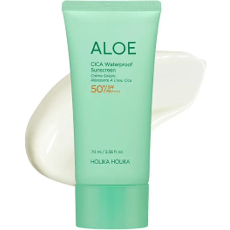 Holika HolikaAloe Cica Waterproof SunscreenSPF50+ 70 ml Erikoistarjous