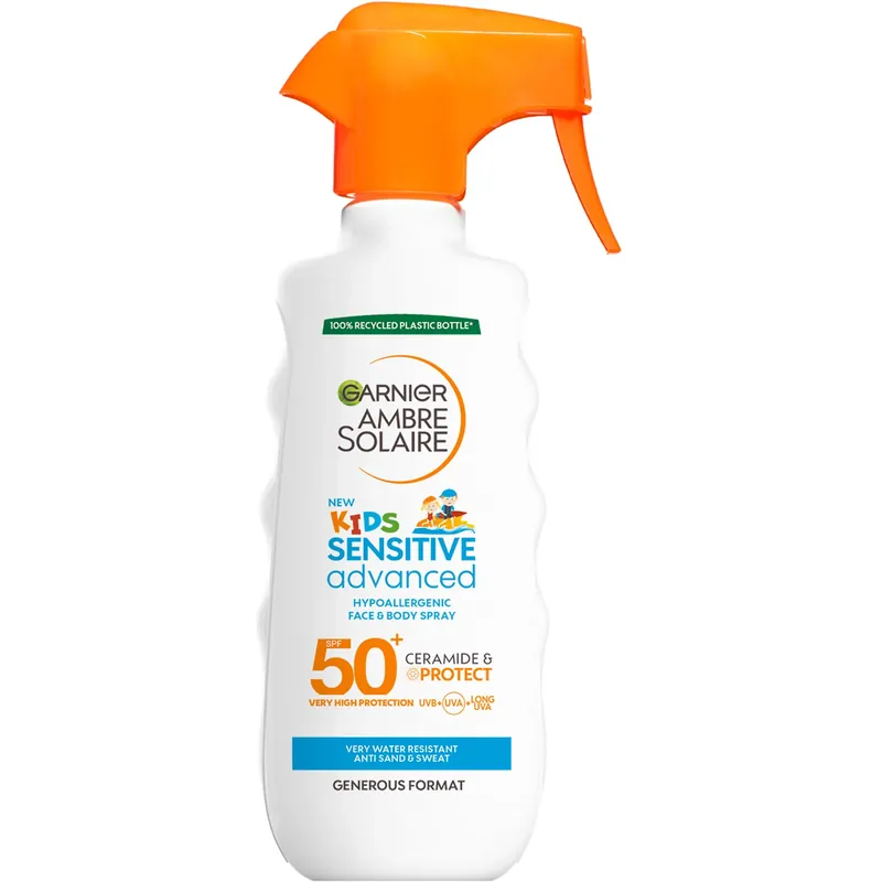Superhinta GarnierAmbre Solaire Sensitive Advanced Kids HypoallergenicHappy Trigger Spray 270 ml