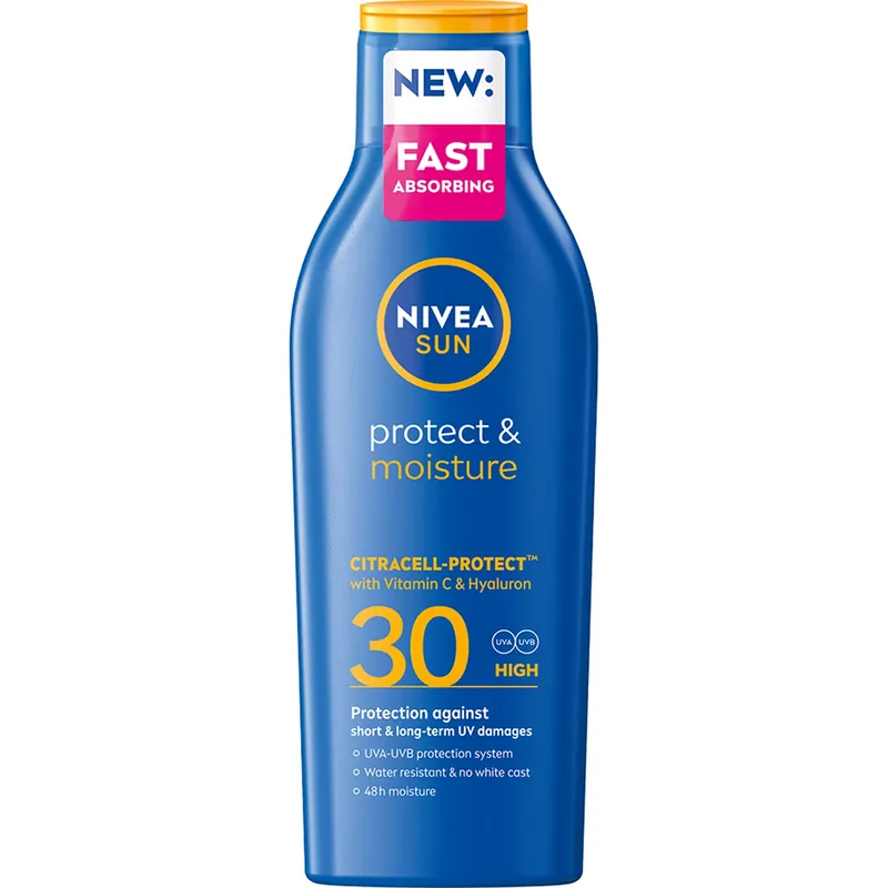 Tukkuhinta NIVEAProtect & Moisture Sun Lotion SPF30 200 ml