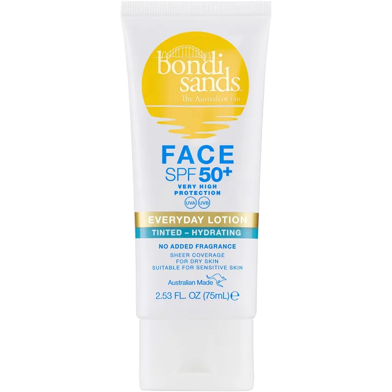 Bondi SandsSpf 50+ Everyday Face Lotion Tinted 75 ml Alennus