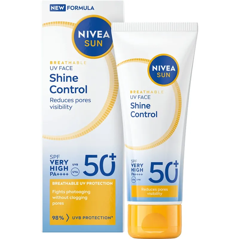 NIVEAUV Face Shine Control Cream SPF 50+ 40 ml Halpa