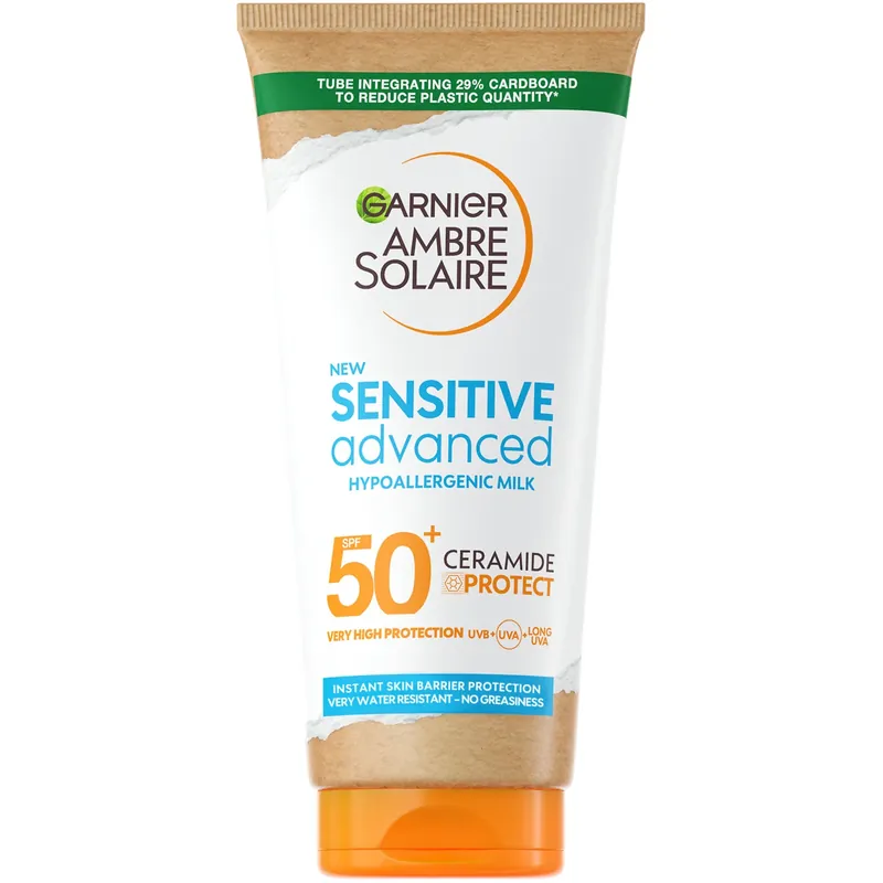 Edullinen Hinta GarnierSensitive Advanced Hypoallergenic Face & Body SunSPF50 175 ml