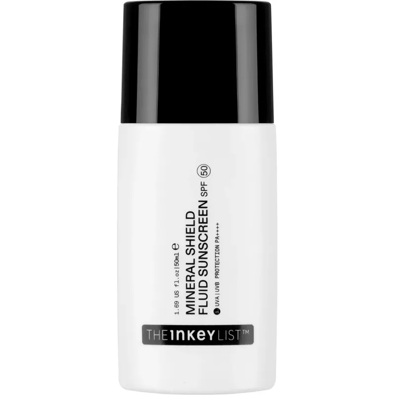 The INKEY ListMineral Shield Fluid Sunscreen SPF50 50 ml Viikonlopputarjous