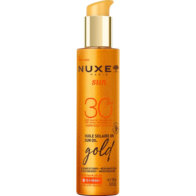 NuxeSun Tanning Oil Gold SPF30 150 ml Erikoistarjous