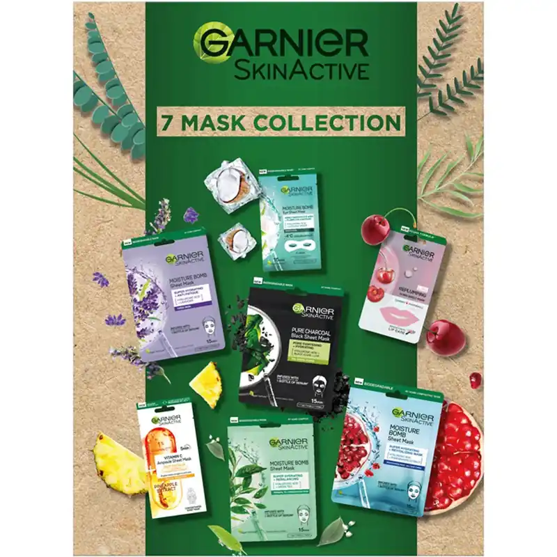 Löytö GarnierSkinActive Sheet Mask Collection Gift Set