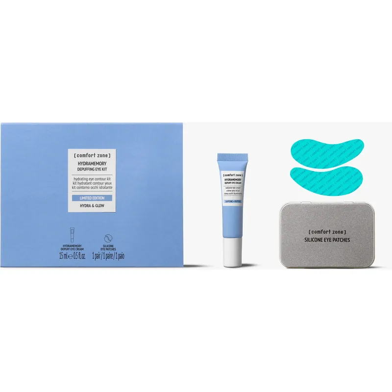 Comfort ZoneHydramemory Depuffing Eye Kit15 ml + 2 pcs 2 pcs Tilaa Heti