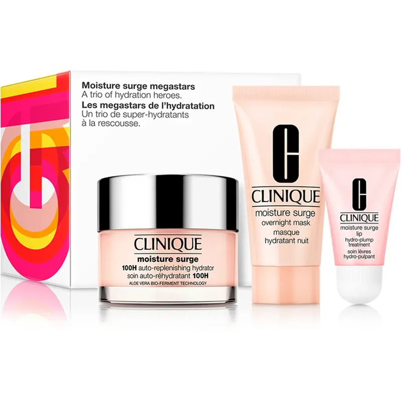 CliniqueMoisture Surge Megastars50 ml + 30 ml + 7 ml Tukkuhinta