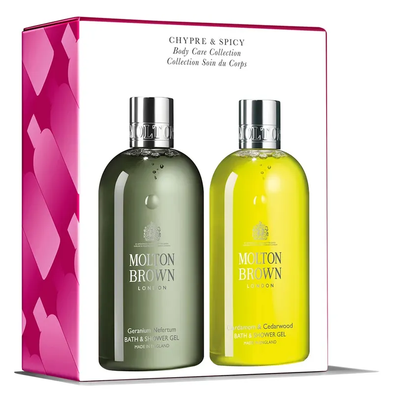 Suoraan Valmistajalta Molton BrownCHYPRE & SPICY Body Care Collection2x300ml