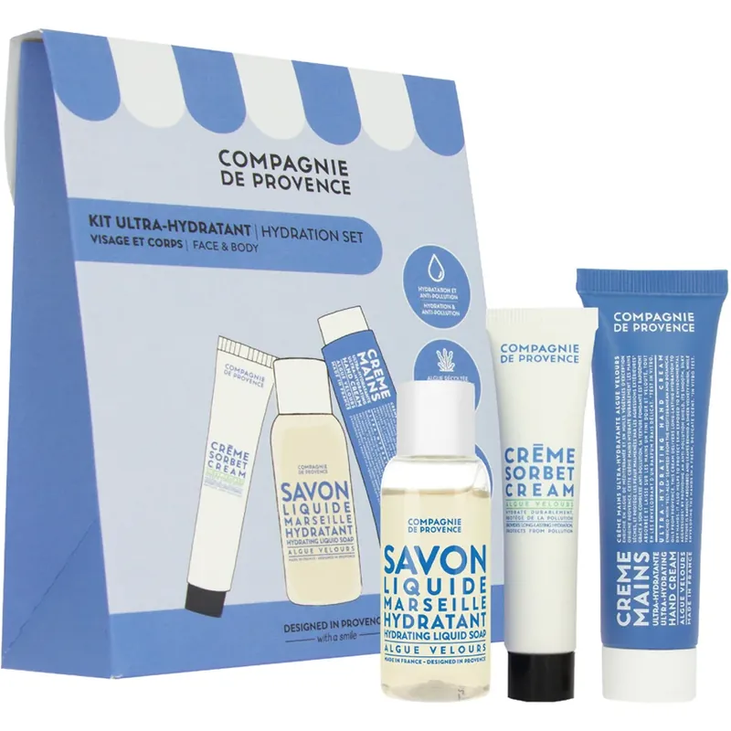 Compagnie de ProvenceDiscovery Kit Ultra Hydrating30 + 30 + 15 ml 75 ml Uutuus