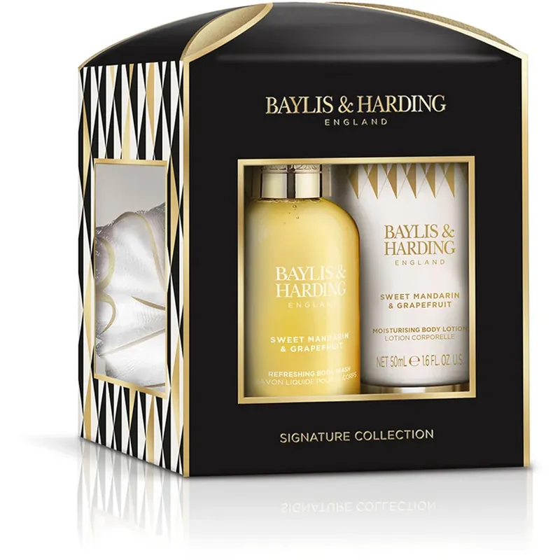 Kampanjahinta Baylis & HardingSweet Mandarin & Grapefruit BodyBody Trio Gift Box 150 ml