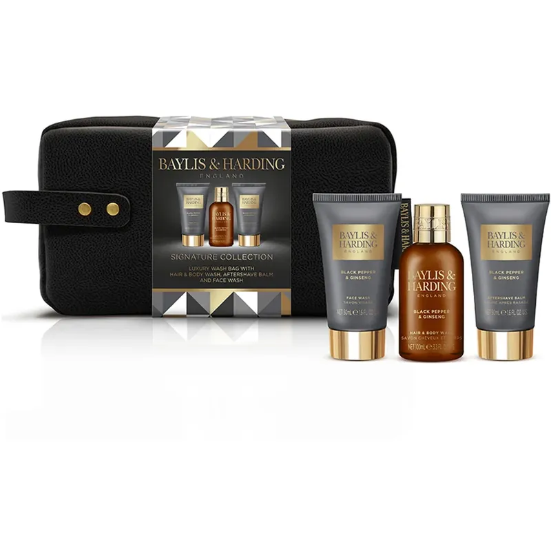Baylis & HardingMen‘s Black Pepper & GinsengWash Bag Set 200 ml Päivän Tarjous