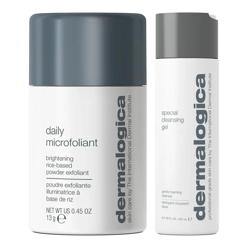 Suoraan Valmistajalta DermalogicaCleanse & Renew Starter SetCleansing Gel 250 ml & Microfoliant 13 g
