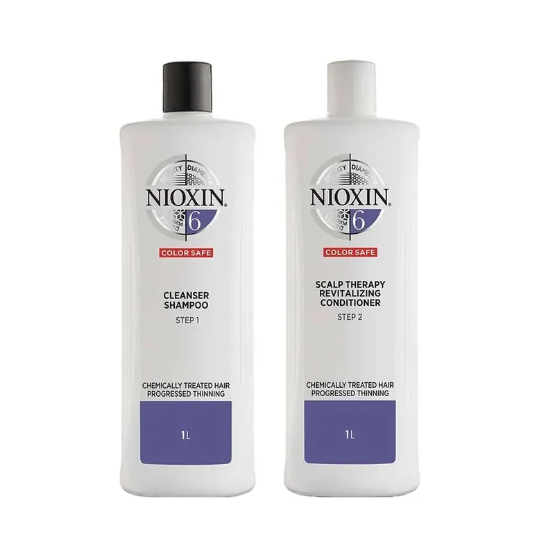 Uusi Kokoelma NioxinSystem 6 SetShampoo + Conditioner 1000 ml 2000 ml