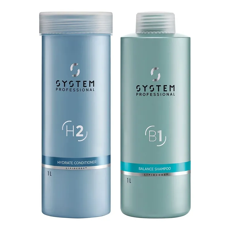 Rajoitettu Tarjous System ProfessionalHydration & Balance Hair DuoShampoo 1000 ml & Conditioner 1000 ml 2000 ml
