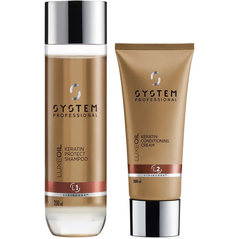 Ilmainen Palautus System ProfessionalLuxeOil SetShampoo 250 ml & Conditioner 200 ml